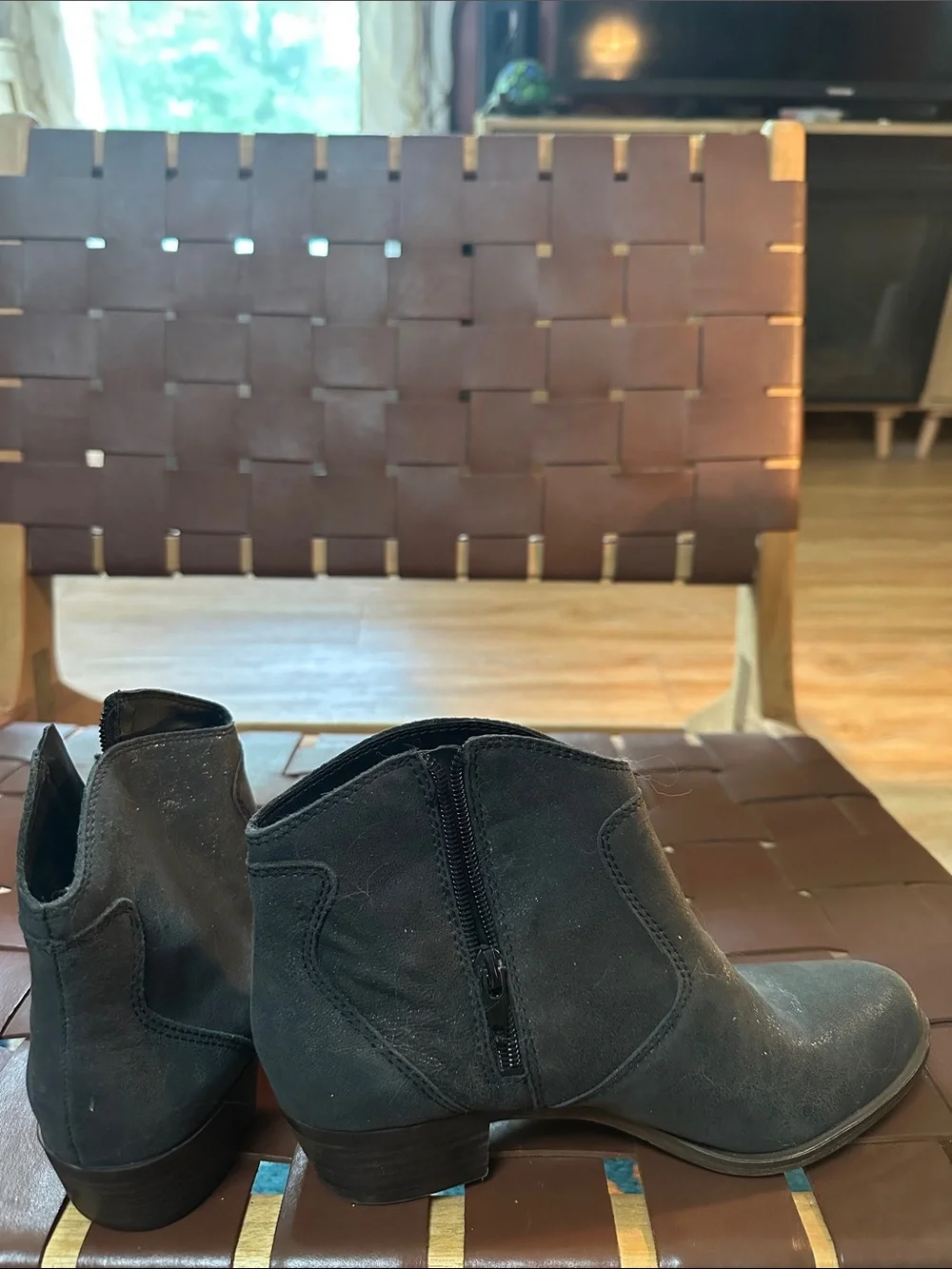 Lucky Brand Black Women's Ankle Boots - Sleek Everyday Style